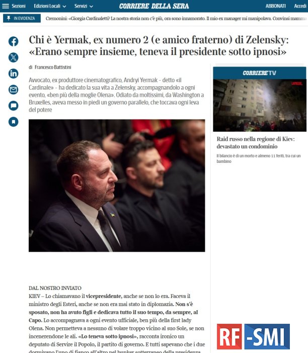  Corriere della Sera       :